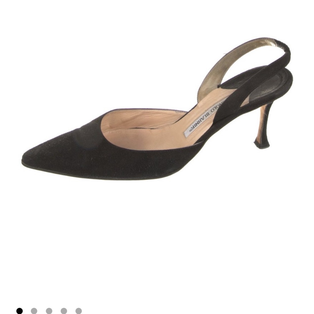 Manolo Blahnik Black Heels Elegant Design